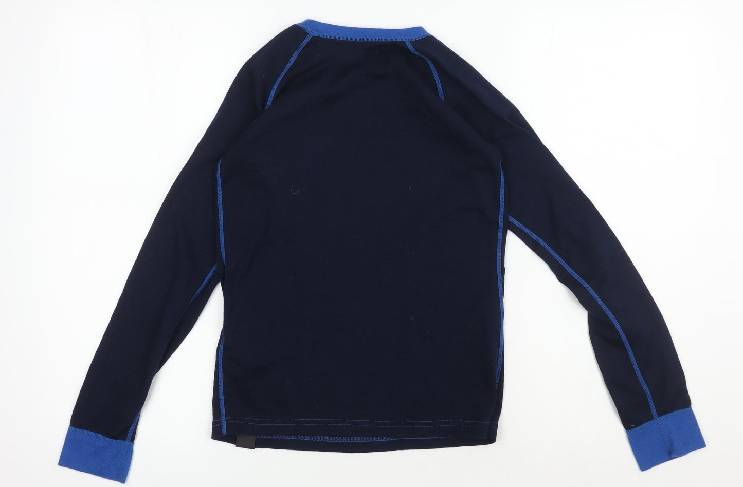 Mountain Warehouse Boys Blue Merino Wool Pullover 11-12 Years