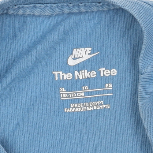 Nike Men's Blue XL Logo T-Shirt