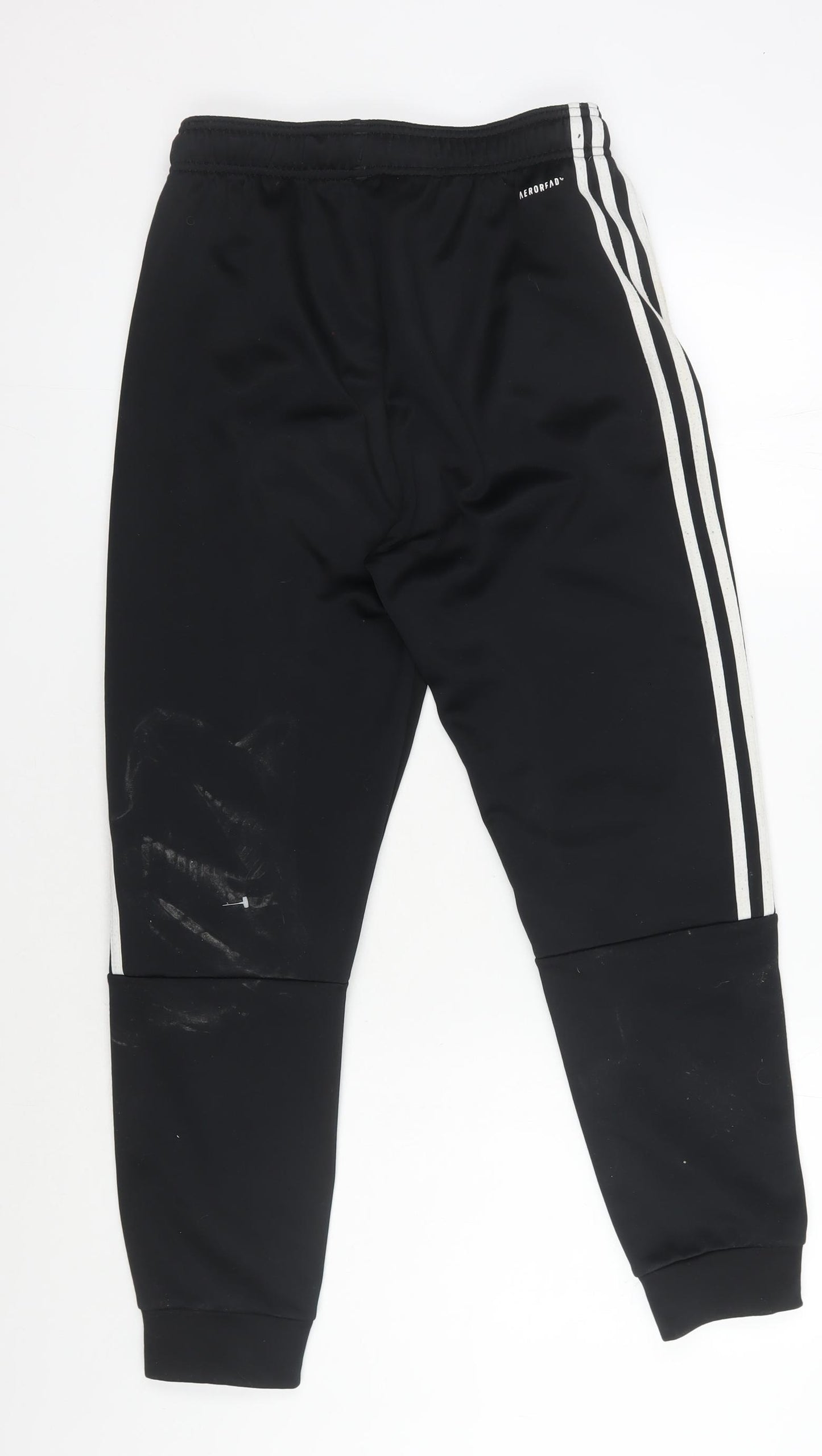 adidas Boys Black Track Pants 14 Years Regular Fit
