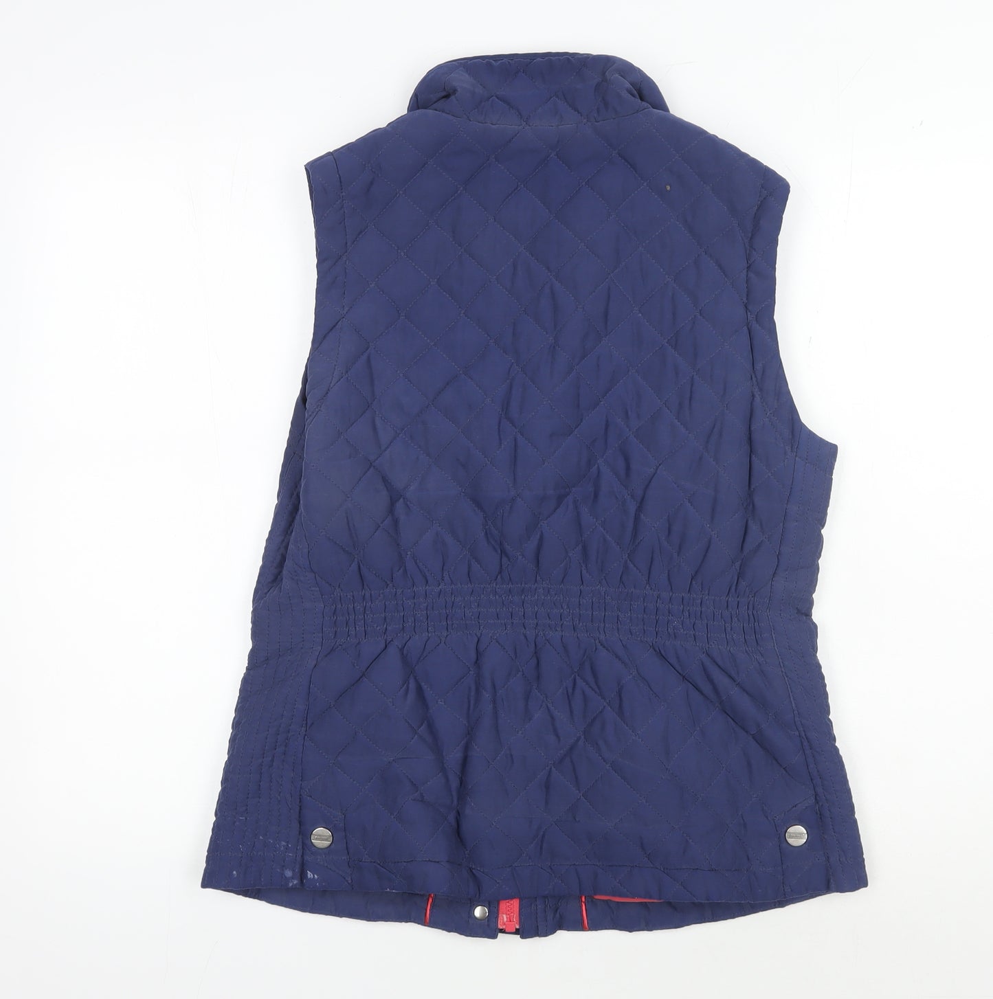 Marks and Spencer Women's Blue Quilted Waistcoat M