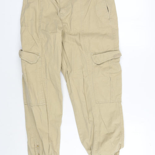 In Other Words Women's Beige Cargo Trousers UK 8