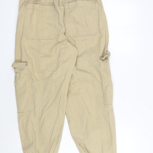 In Other Words Women's Beige Cargo Trousers UK 8