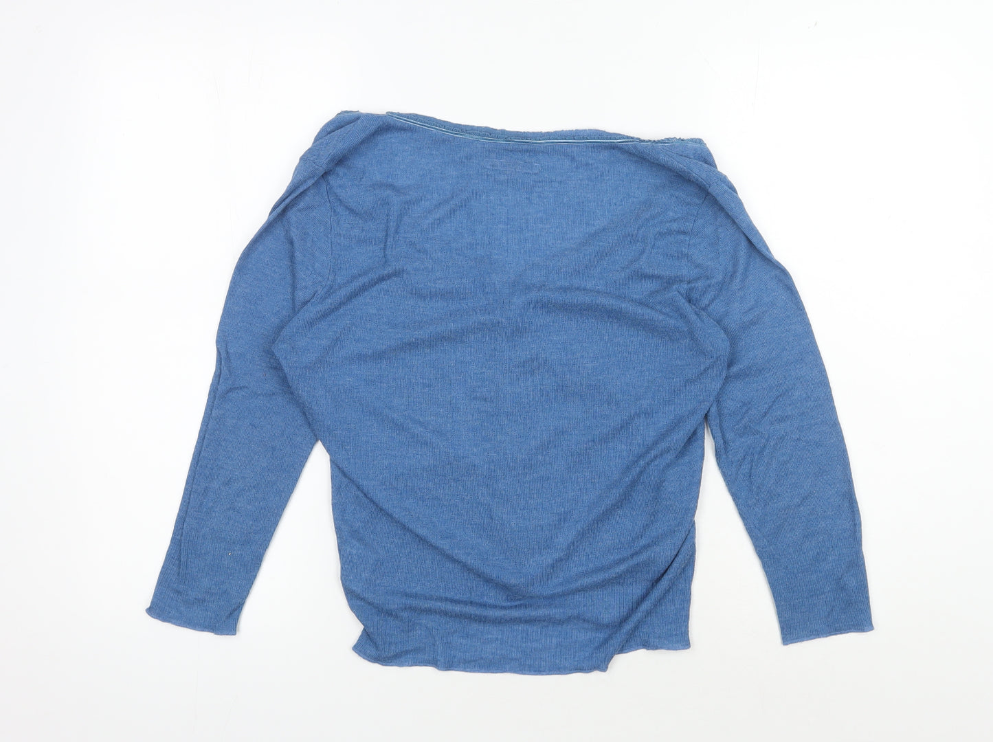 White Stuff Women's Blue Cardigan V-Neck Size 14