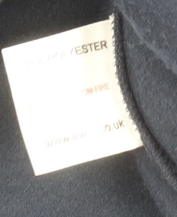 EWM Women's Black Fleece Jacket M Full Zip Casual