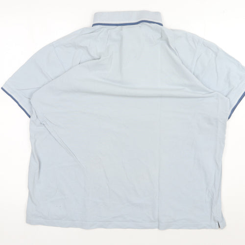 EWM Men's Blue Polo Shirt - L - Short Sleeve Casual