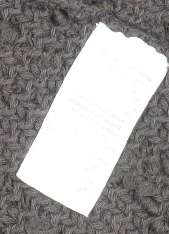 Monsoon Women's Brown Collared Knit Cardigan Size 12