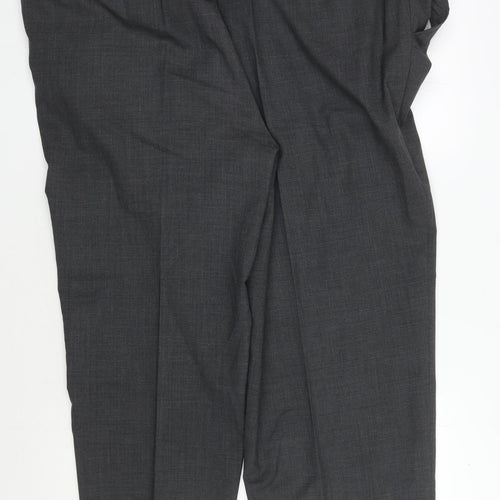 Peter Christian Men's Grey Wool Trousers 48