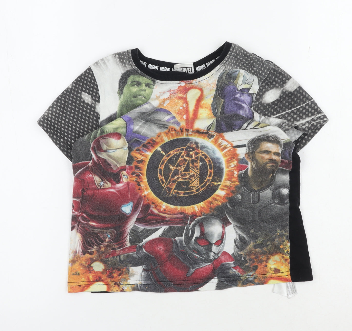 Marvel Avengers Boys T-Shirt 4-5 Years Superhero Graphic