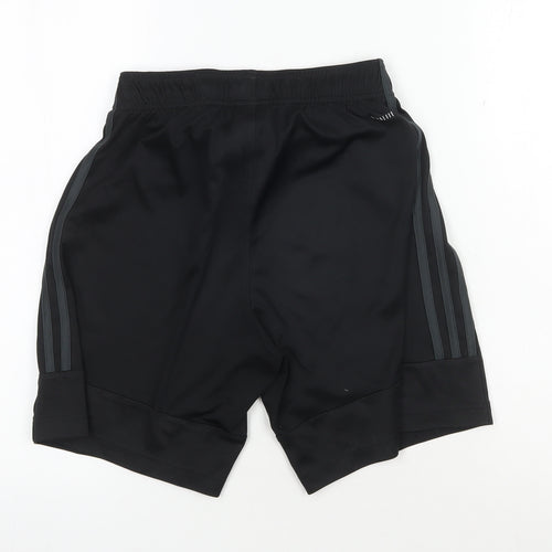 Adidas Men's Black Athletic Shorts - Size S, 100% Polyester