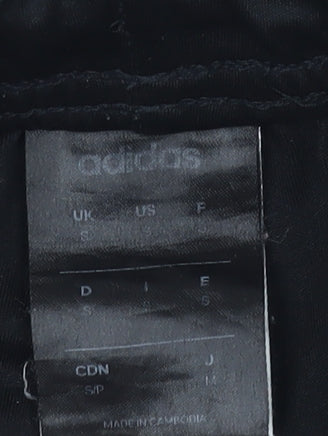 Adidas Men's Black Athletic Shorts - Size S, 100% Polyester