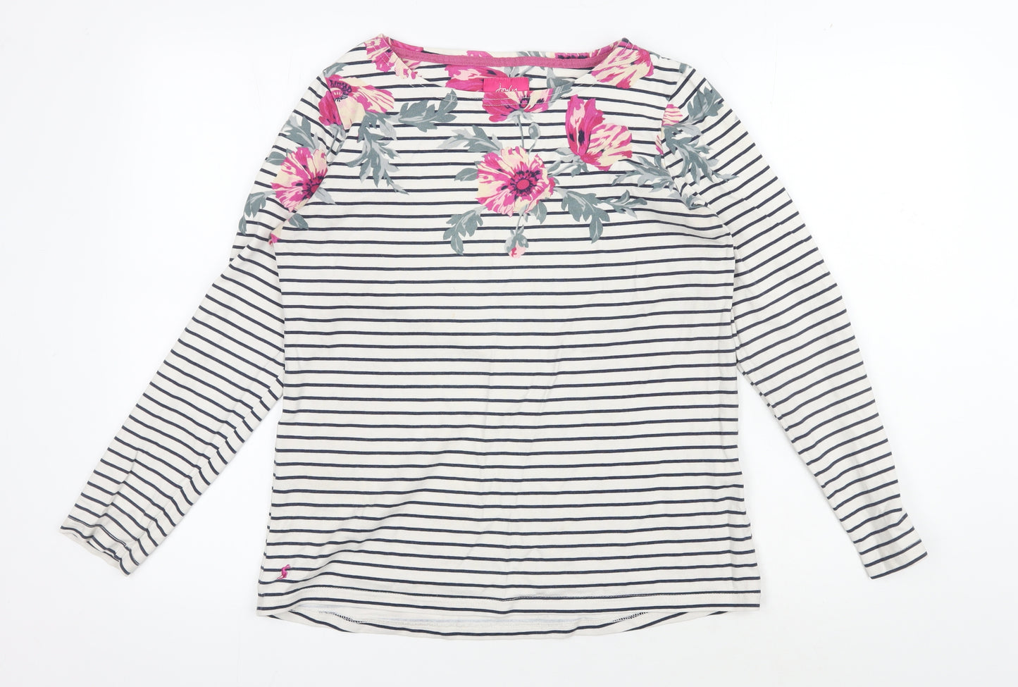 Joules Women's Multicoloured Long-Sleeve T-Shirt, Size 12