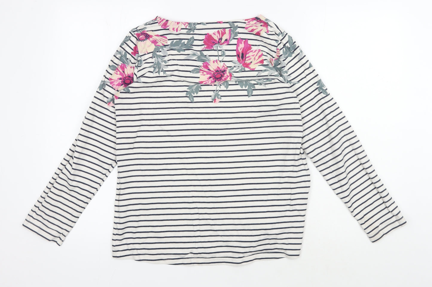 Joules Women's Multicoloured Long-Sleeve T-Shirt, Size 12