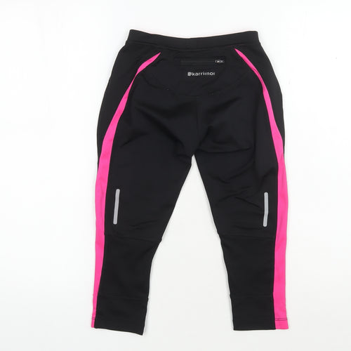 Karrimor Girls Black Running Leggings 11-12 Years Reflective