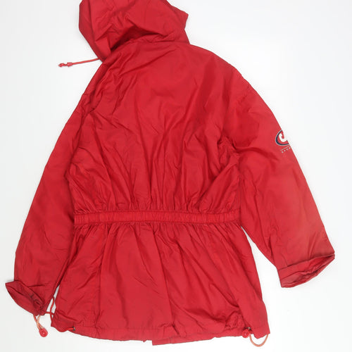 Joie de Vivre Men's Red Windbreaker Jacket M