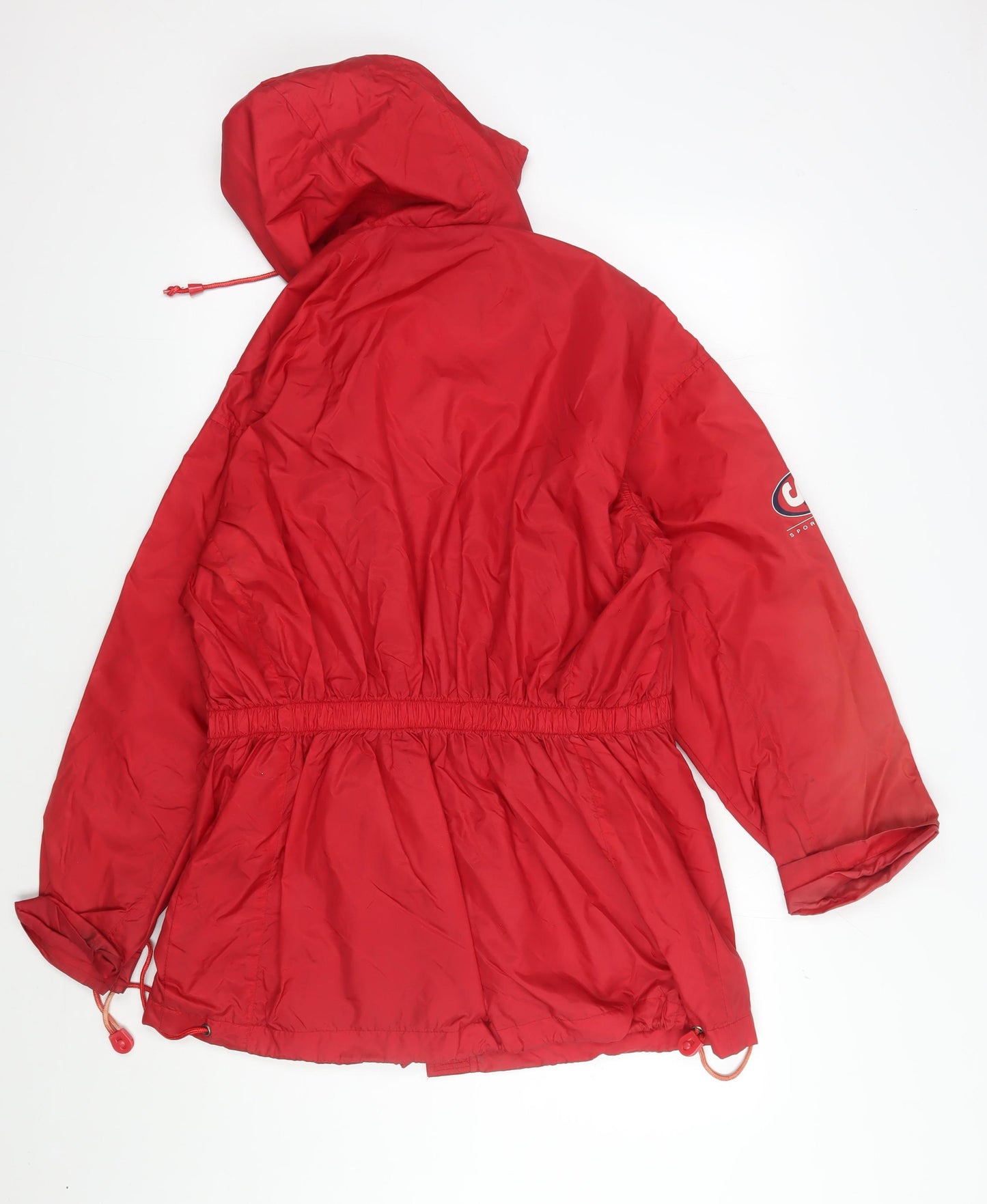 Joie de Vivre Men's Red Windbreaker Jacket M