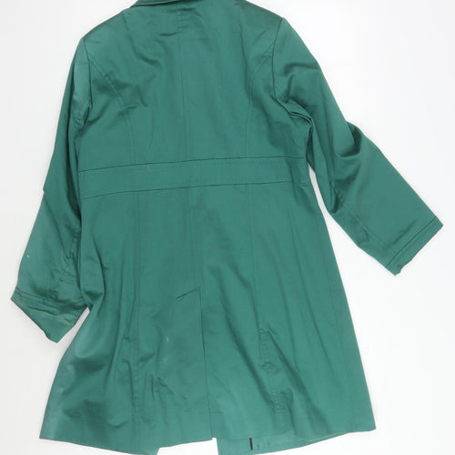 Marks and Spencer Women's Green Coat Size 16