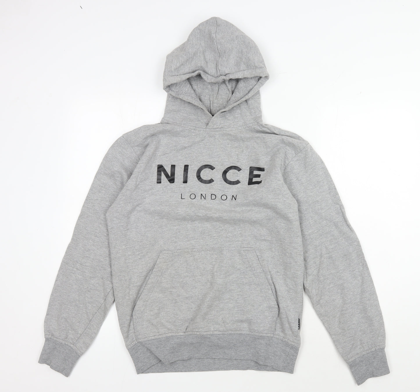 Nicce London Men's Grey Pullover Hoodie Medium