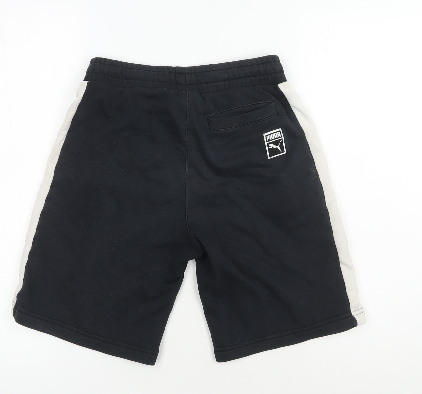 Puma Boys Black Athletic Shorts 11-12 Years