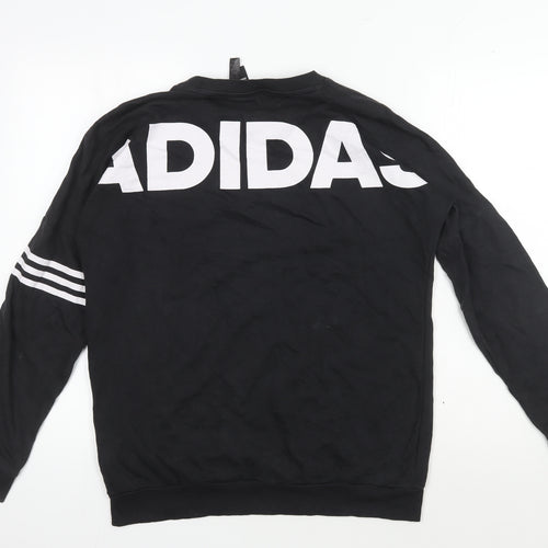 Adidas Black Unisex Pullover Sweatshirt Size 10