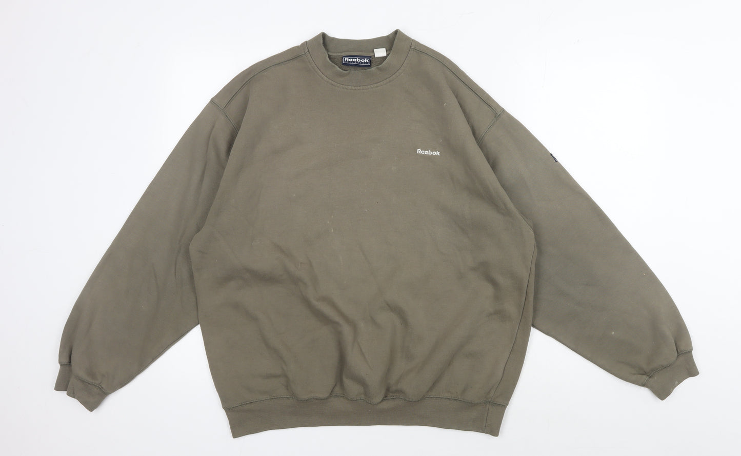 Reebok Men's Green Pullover Sweatshirt M