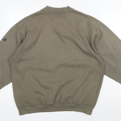 Reebok Men's Green Pullover Sweatshirt M