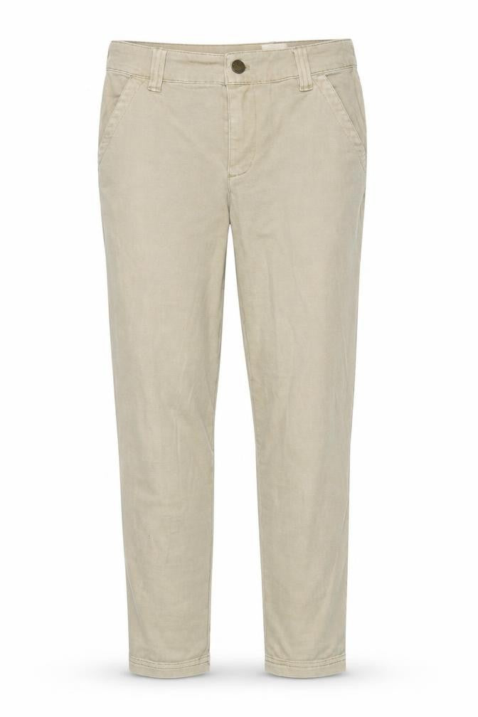 Oasis Women's Beige Chino Trousers Size 8 Straight Fit