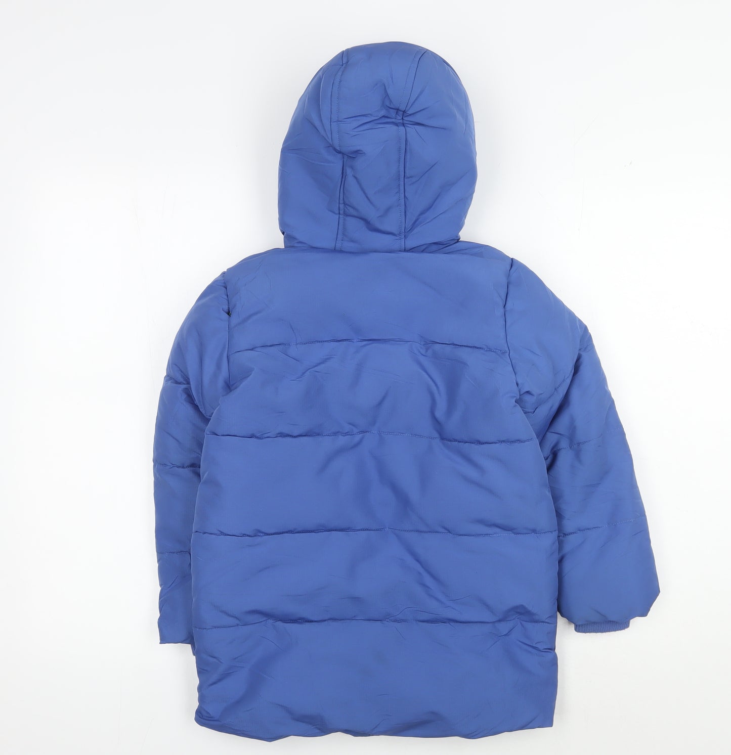 Boys Marks and Spencer Blue Puffer Jacket, 5-6 Years