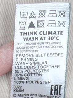 Marks and Spencer Women's Size 16 Beige Trench Coat
