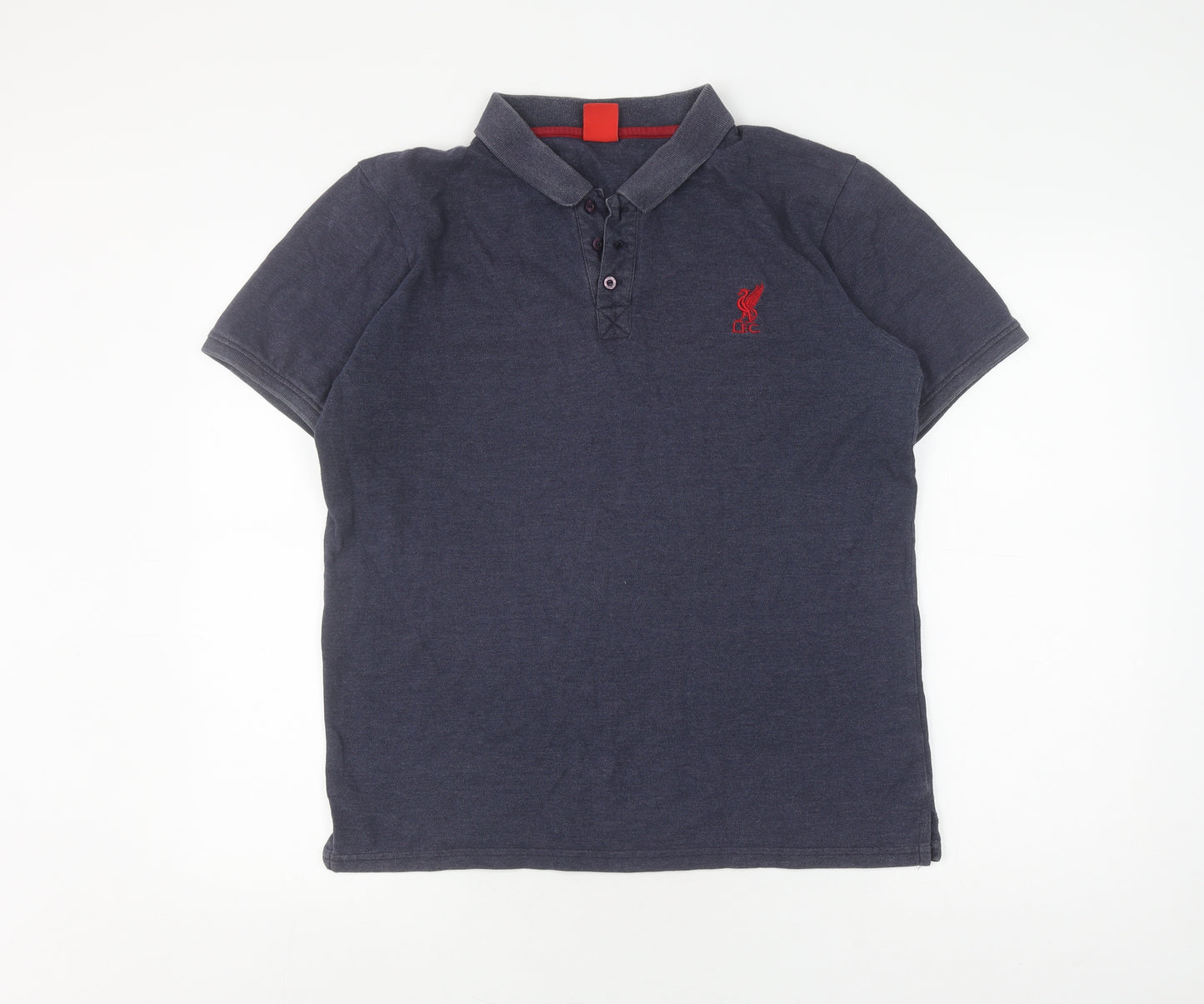 LFC Men's Black Polo Shirt - Medium, Casual Short Sleeve