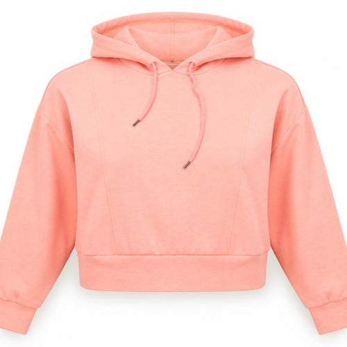Seven Women Pink Pullover Hoodie Size XL - Sporty Design