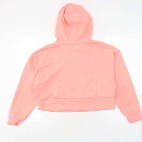 Seven Women Pink Pullover Hoodie Size XL - Sporty Design