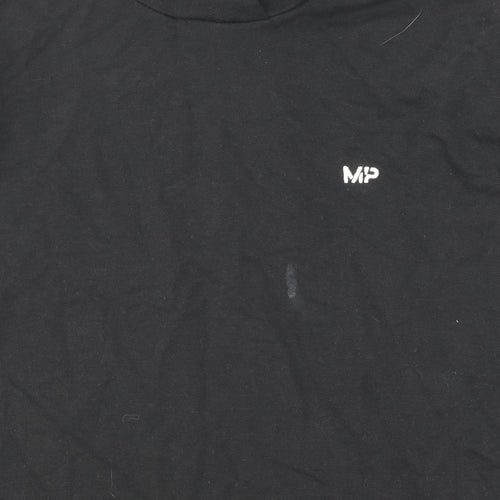 MP Black Pullover Hoodie, Unisex M, Lightweight Jersey