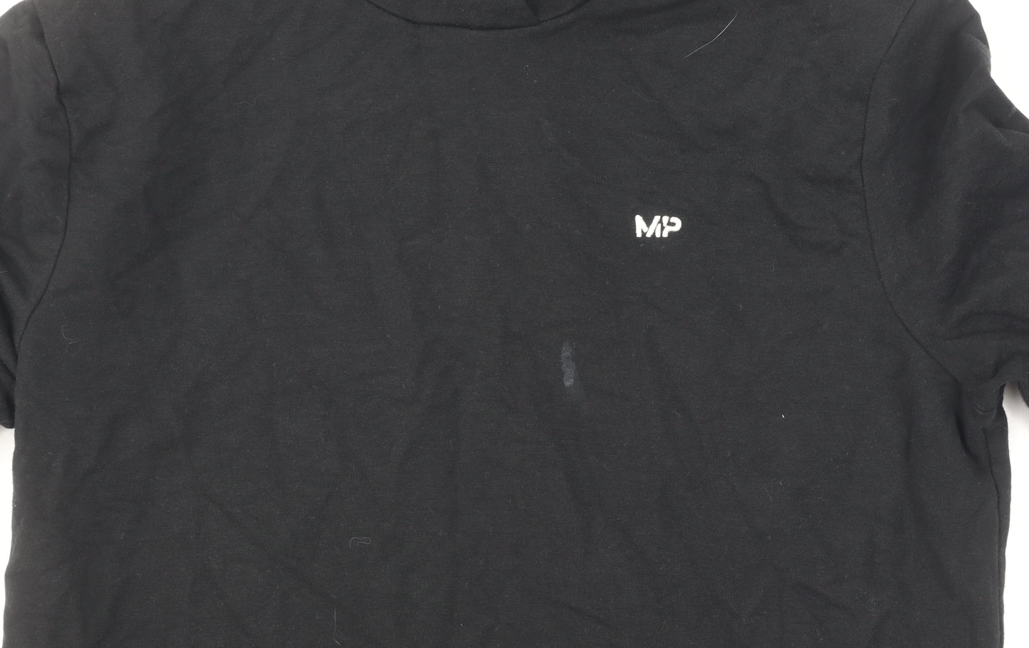 MP Black Pullover Hoodie, Unisex M, Lightweight Jersey