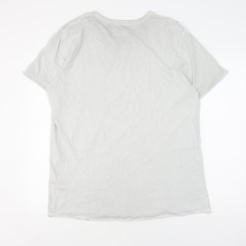 Jack & Jones Men's Grey XXL Crew Neck T-Shirt
