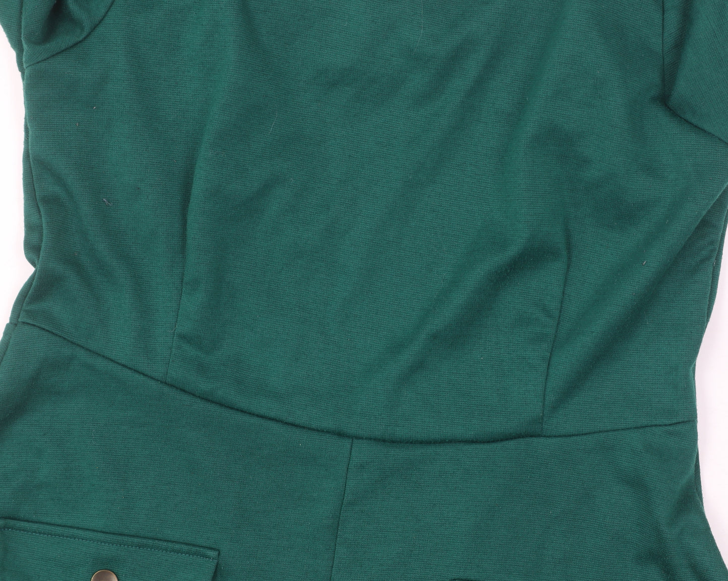 Vila Women's Green Fit & Flare Mini Dress, M