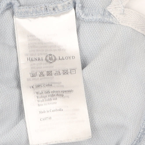 Henri Lloyd Men's Blue Polo Shirt Size M Regular Fit