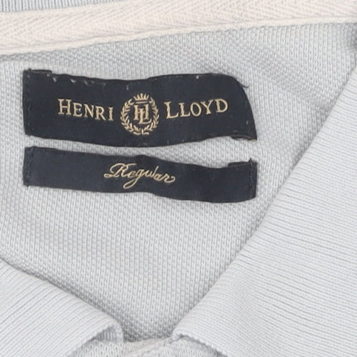 Henri Lloyd Men's Blue Polo Shirt Size M Regular Fit