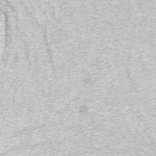 French Connection Men's Grey T-Shirt M, Regular Fit, Logo Accented