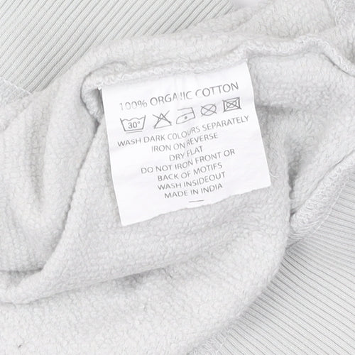 Sienna Women’s White Pullover Sweatshirt, Size 14