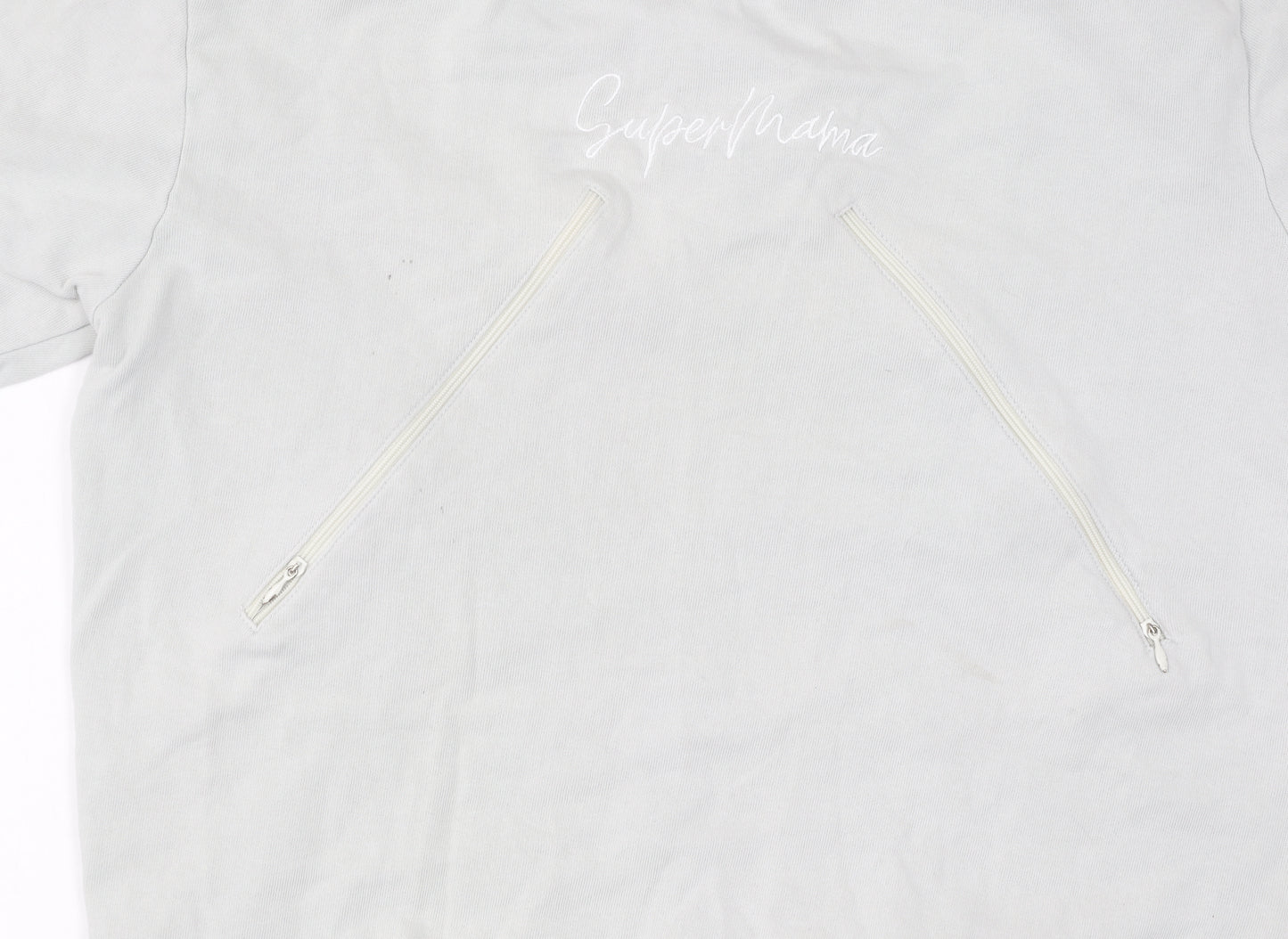 Sienna Women’s White Pullover Sweatshirt, Size 14