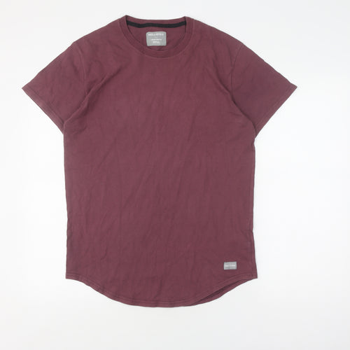 Hollister Men's Small Red Slim Fit T-Shirt Crew Neck
