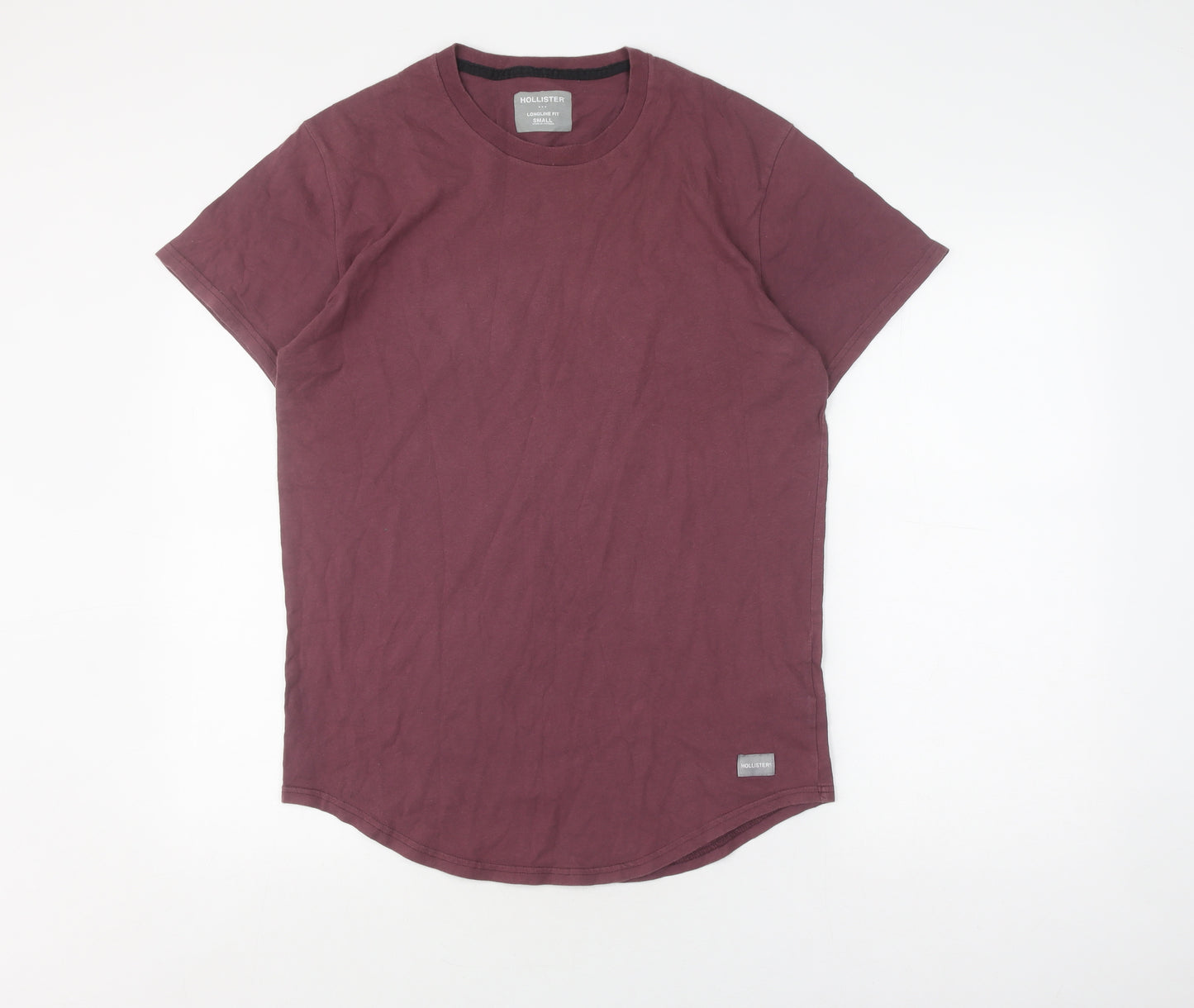 Hollister Men's Small Red Slim Fit T-Shirt Crew Neck