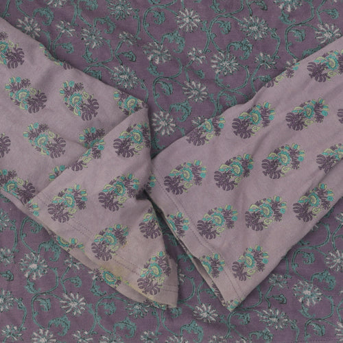 Monsoon Women's Purple Floral Jumper, Size 16, Scoop Neck
