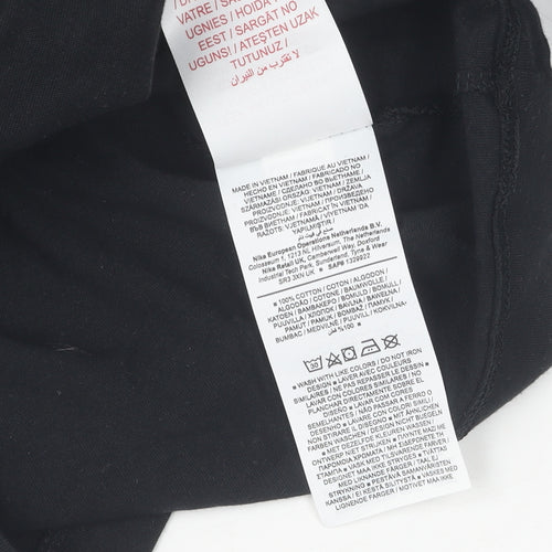 Nike Men's Black Medium Short Sleeve Crew Neck Tee