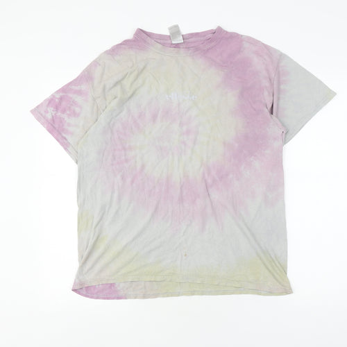Ellesse Men's Multicoloured Tie-Dye T-Shirt, Size Regular