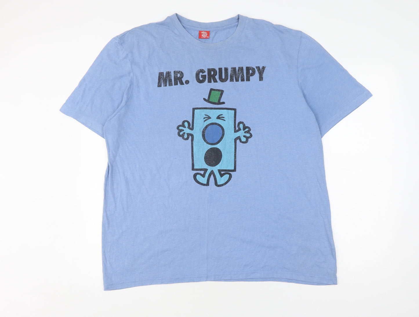 TU Men's Cartoon Blue XL T-Shirt Mr. Grumpy