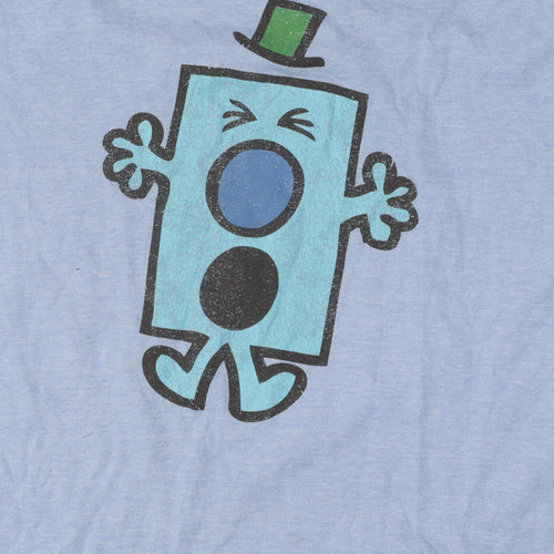 TU Men's Cartoon Blue XL T-Shirt Mr. Grumpy