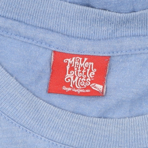 TU Men's Cartoon Blue XL T-Shirt Mr. Grumpy