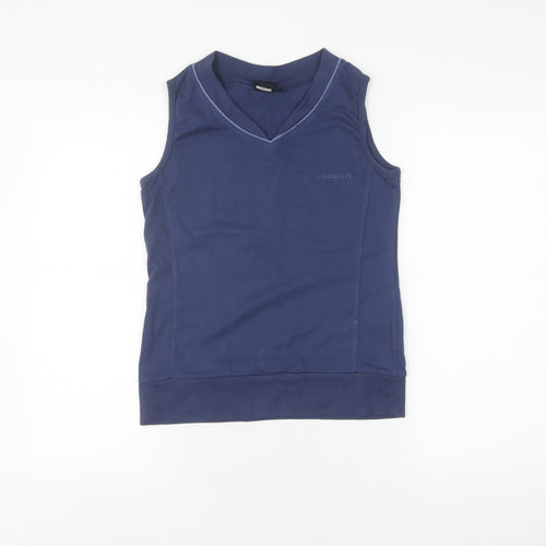 LA Gear Women's Sleeveless Blue Top, Size 12 V-Neck