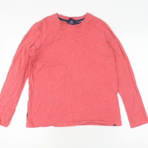 Superdry Women's Red Long Sleeve T-Shirt, Size 4, Casual Style